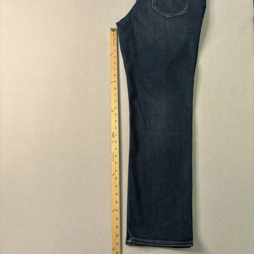 Banana Republic Slim‎ Fit 36x32 Blue Jeans STRETCH Rapid Movement Denim Dark EUC